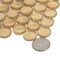 Apollo Tile Sun Reflection 10.34 sq.ft 12.2 in. x12.2 in. Penny Round Glass Mosaic Tile, 10PK APLAPN9905EC04 - alternate 3